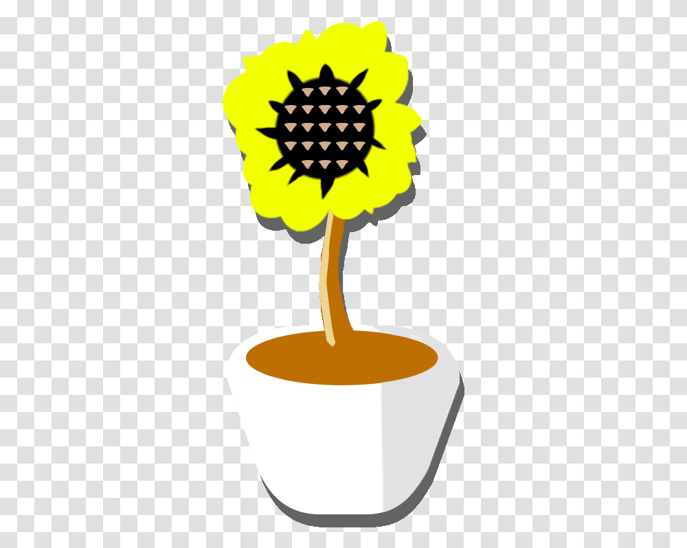 Artstation Deskmate Va Website Flower Pot Icon Animated Flower Pot Clipart Gif, Food, Symbol, Honey, Lamp Transparent Png