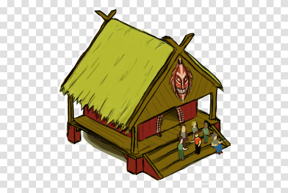 Artstation Dinoland Game Assets David Abrodos Scroll Hut Cartoon, Housing, Building, House, Person Transparent Png