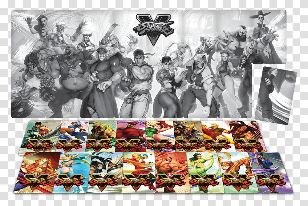 Artwork Street Fighter, Comics, Book, Person, Collage Transparent Png