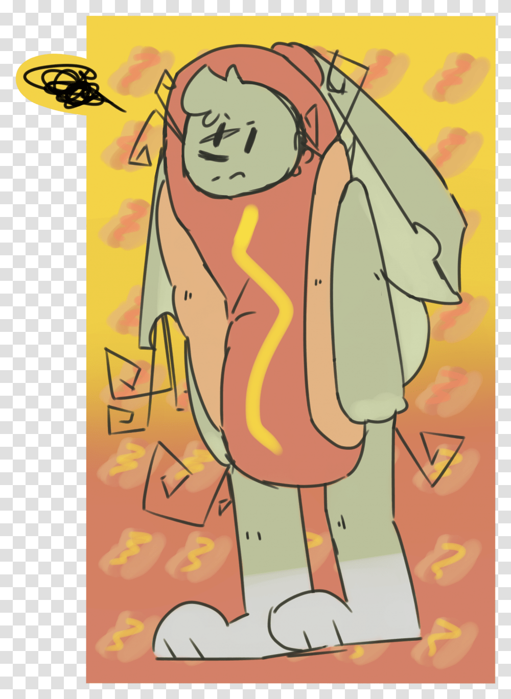 Artworkhe A Hotdog, Face, Poster Transparent Png