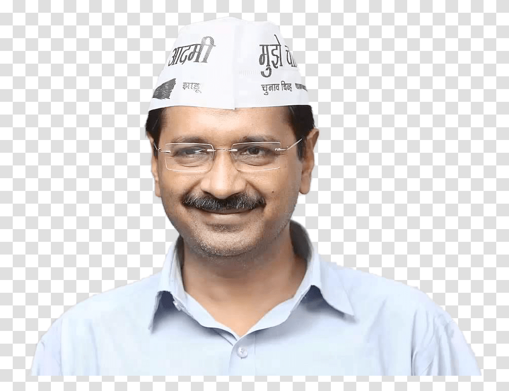 Arvind Kejariwal, Person, Face, Shirt Transparent Png