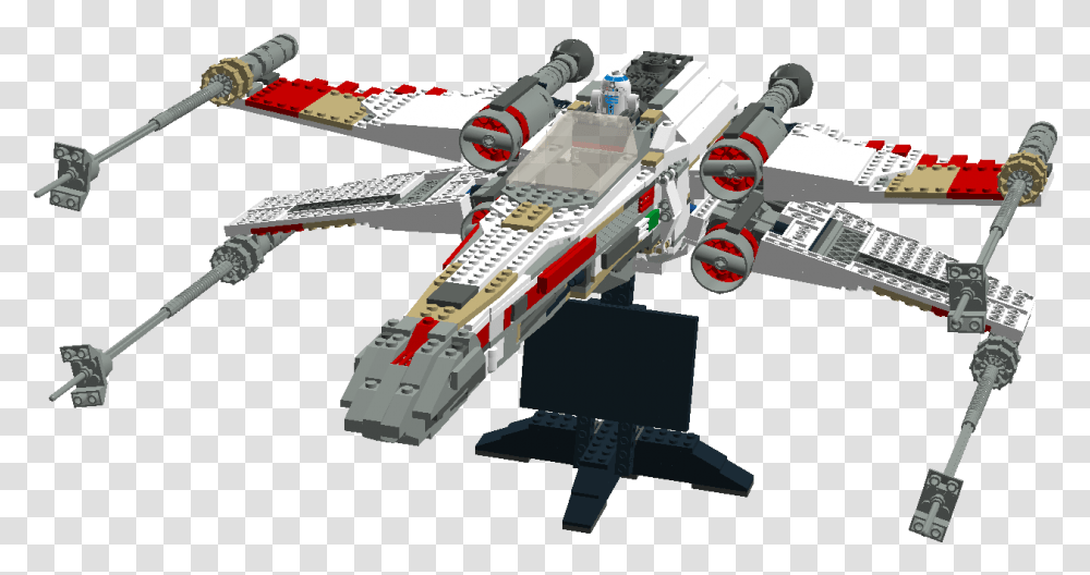 Arwing Lego, Toy, Spaceship, Aircraft, Vehicle Transparent Png