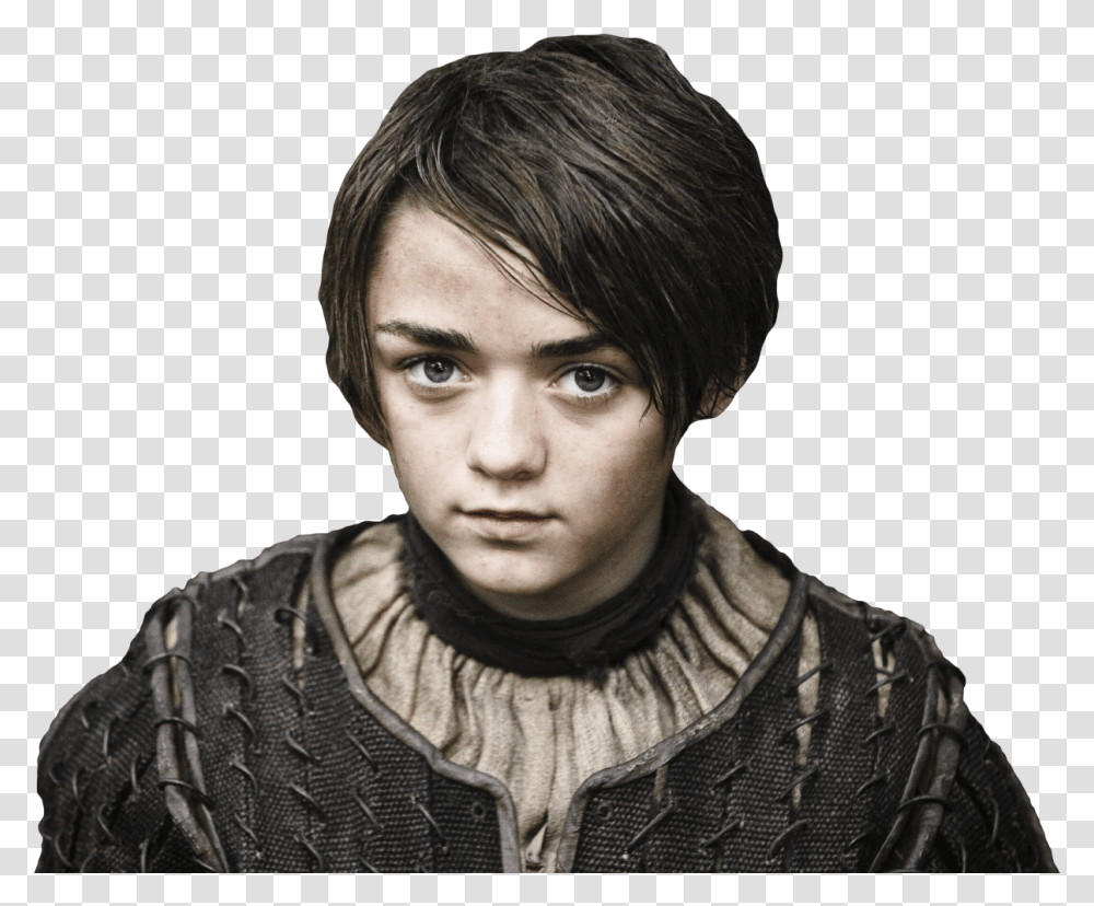 Arya Stark Got Game Of Thrones World Arya Stark A Girl Quote, Face, Person, Clothing, Head Transparent Png