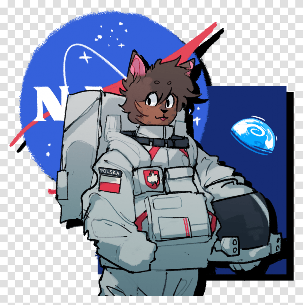 As A Homage To A Space Cat Icon I Had For A Long Time Nasa, Person, Human, Astronaut Transparent Png