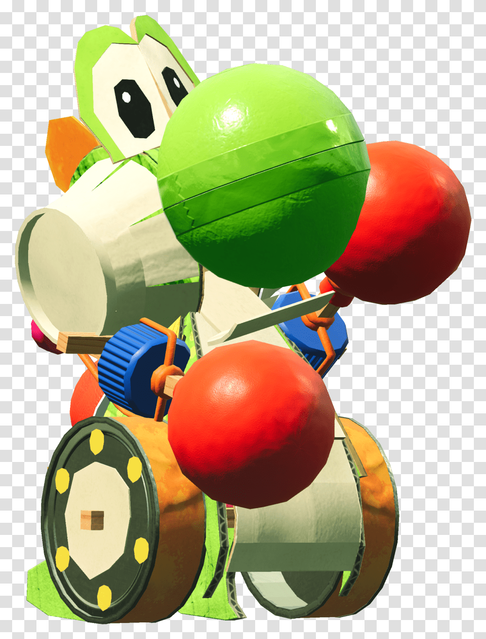 As A Slight Nod To Yoshi S Yoshi's Crafted World Go Go Yoshi, Sphere, Ball, Balloon, Inflatable Transparent Png