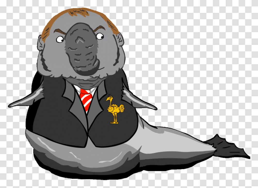 As An Elephant Seal Brendan Rodgers Elephant Seal, Word, Animal, Head Transparent Png