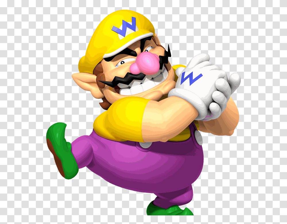 As Crooked As His Mustache The Complete Opposite Of Wario Mario Party, Toy, Super Mario, Helmet Transparent Png