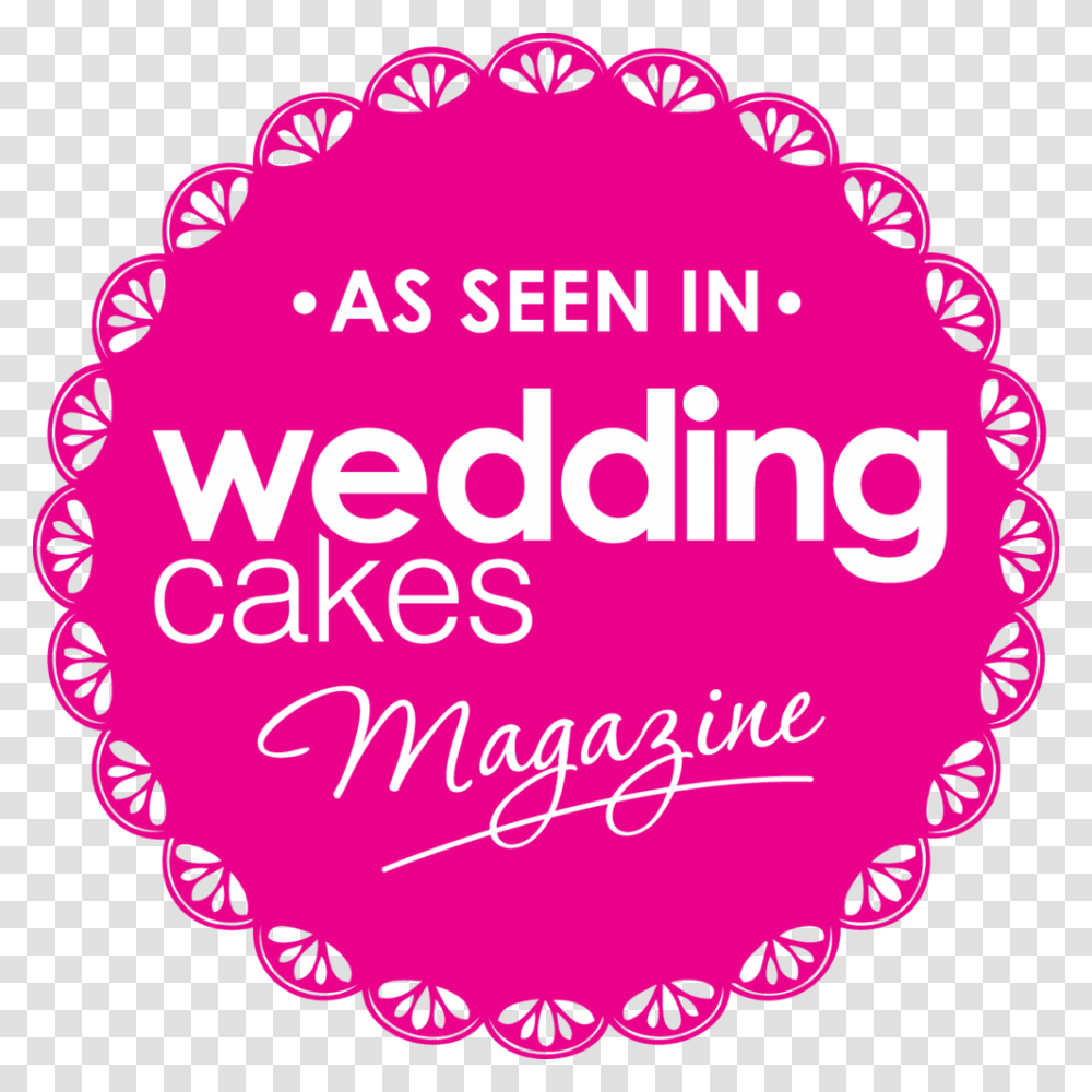 As Seen In Wedding Cakes Magazine Stamp Bakery Circle Badge, Label, Sticker, Word Transparent Png