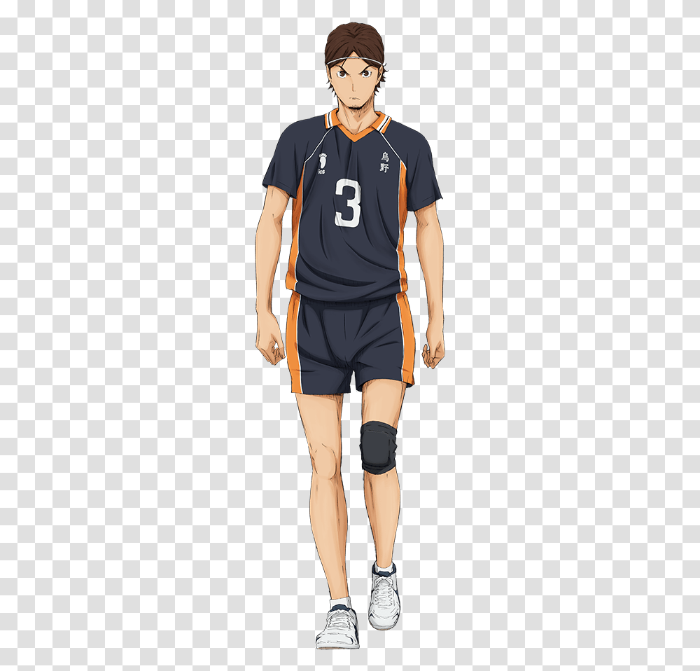 Asahi Body Haikyuu, Shorts, Person, Sleeve Transparent Png