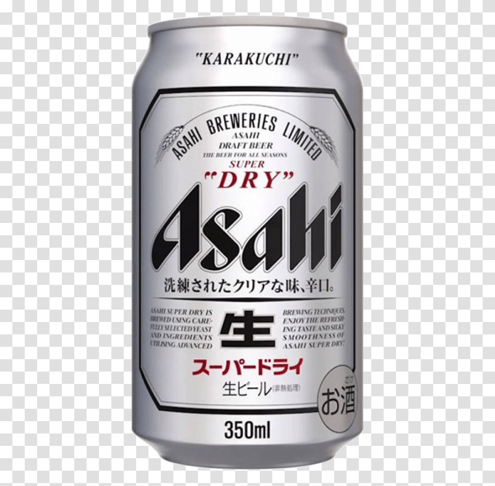 Asahi Japan S Beer Asahi Beer, Alcohol, Beverage, Drink, Tin Transparent Png