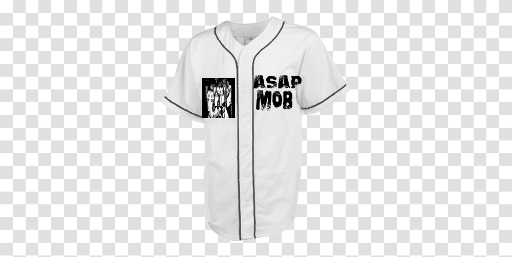 Asap Mob Asas Rocky Adult Full Tonga Baseball Jersey, Clothing, Apparel, Shirt, T-Shirt Transparent Png