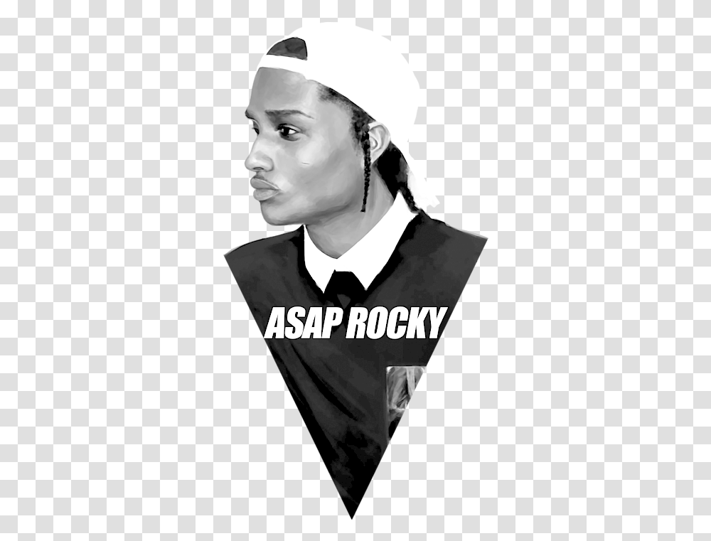Asap Rocky Tote Bag Asap Rocky Fashion Icon, Clothing, Head, Face, Person Transparent Png