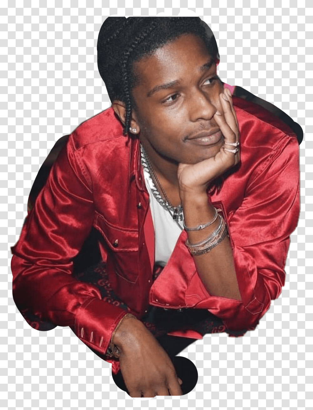 Asaprocky Sticker Asap Rocky Stickers, Face, Person, Female, Performer Transparent Png