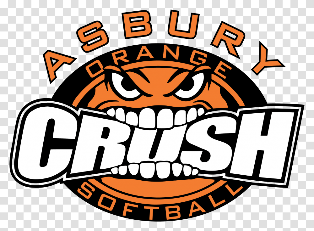 Asbury Orange Crush Softball Clipart Td Garden, Label, Text, Alphabet, Meal Transparent Png