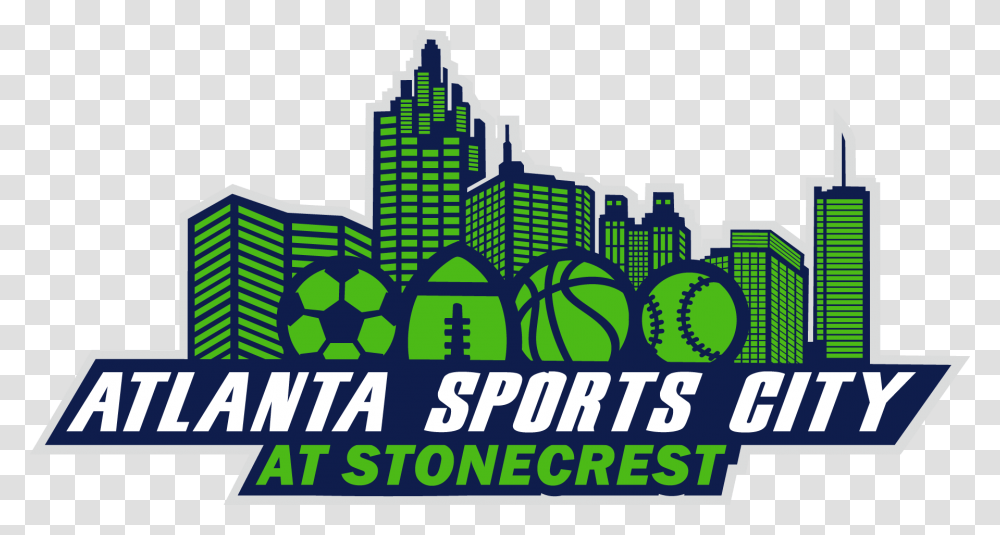 Asc Group Photo Atlanta Sports City Logo, Urban, Building, Tin Transparent Png