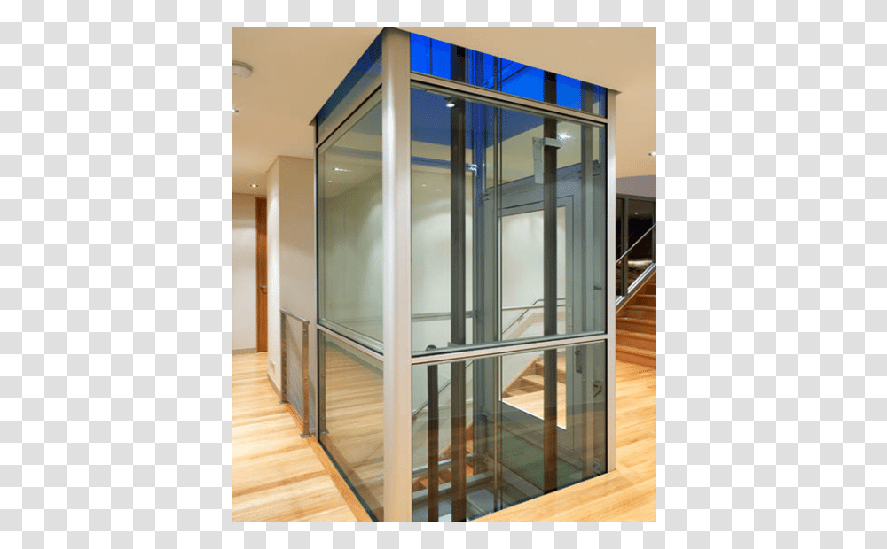 Ascenseur Pmr Vitr Dimension, Door, Folding Door, Elevator, Wood Transparent Png