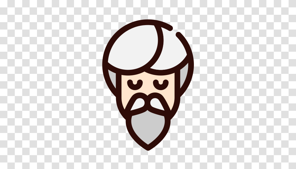 Ascetic Monk Multicolor Simple Icon With And Vector Format, Face, Head, Mouth, Lip Transparent Png