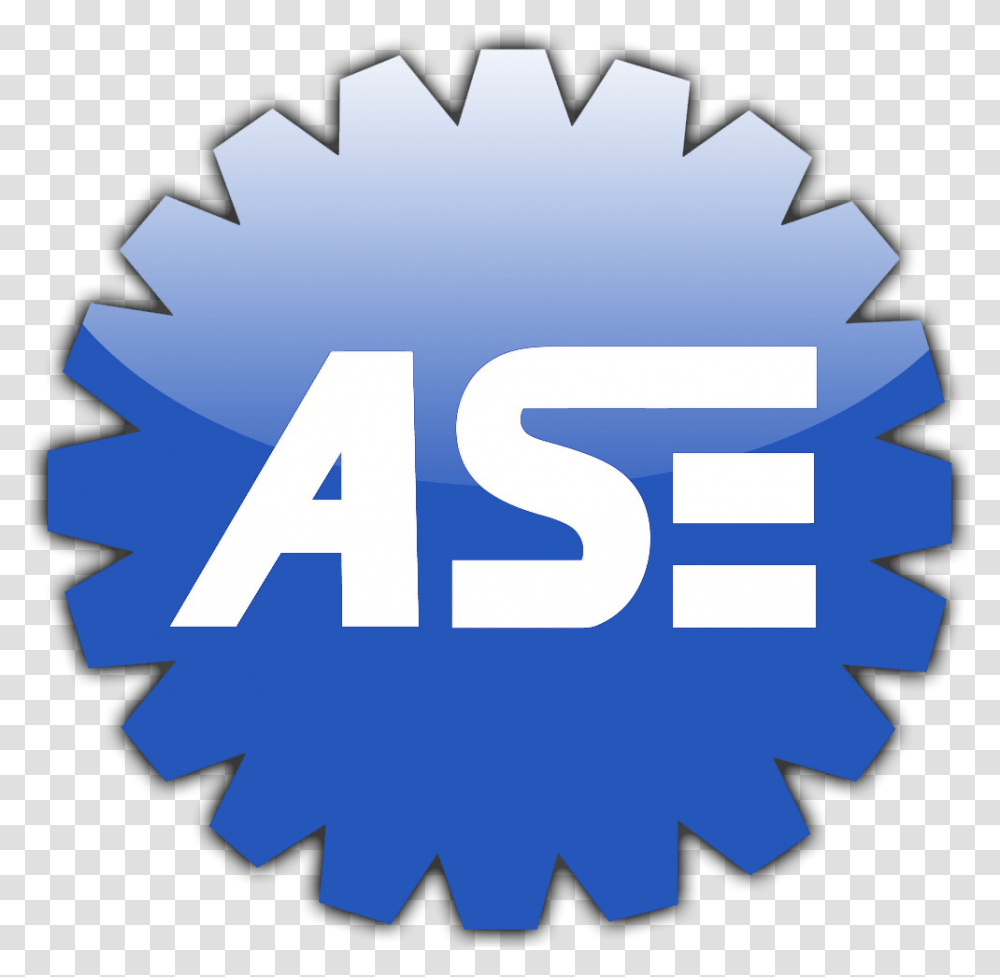 Ase Certified Technicians Automotive Service Excellence Logo, Machine, Gear, Trademark Transparent Png