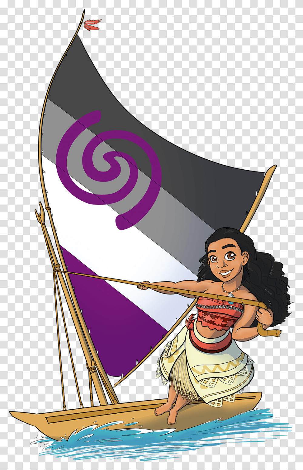 Asexual Pride Moanaso Ive Got This Long List Of Illustration, Person, Sport, People, Costume Transparent Png