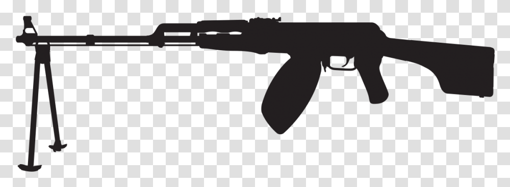 Ash 78 Tip 1 Silhouette Ak 47 Gun Vector, Weapon, Weaponry, Rifle, Tool Transparent Png