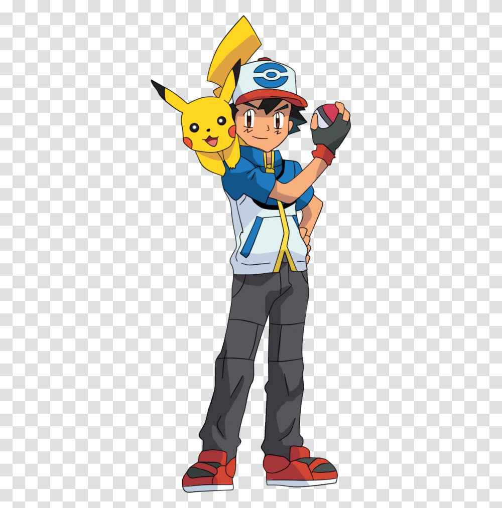 Ash And Pikachu, Person, Costume, People Transparent Png