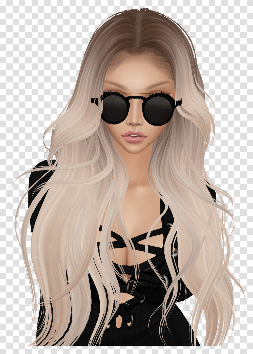 Ash Blonde Hair For Women, Sunglasses, Accessories, Accessory, Wig Transparent Png