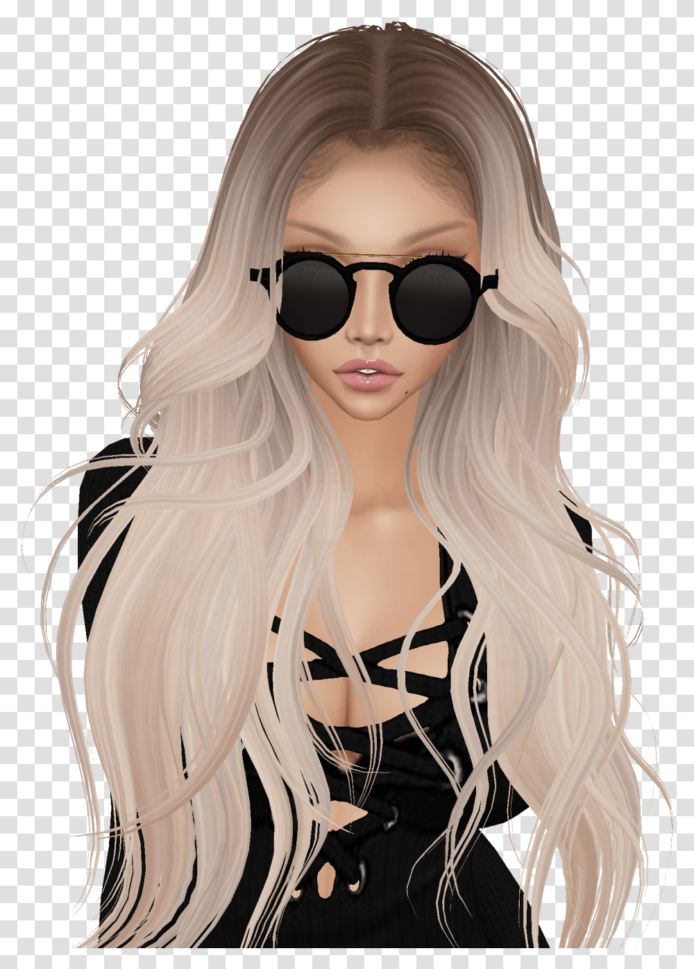 Ash Blonde Hair, Sunglasses, Accessories, Accessory, Wig Transparent Png