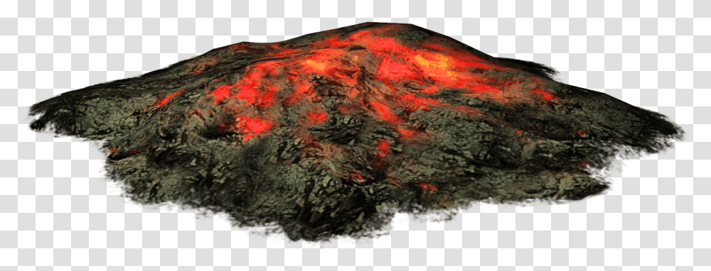Ash Clipart Real Volcano Embers Clipart, Mountain, Outdoors, Nature, Fish Transparent Png