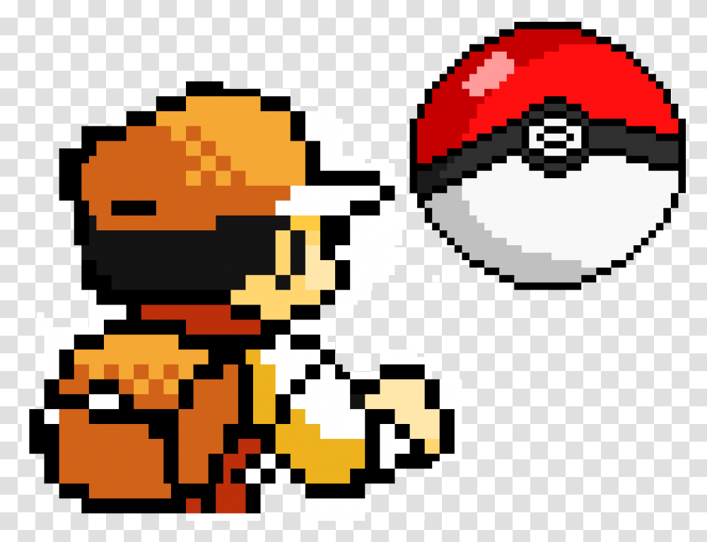 Ash Ketchum Pokemon Yellow Red Pokemon 8 Bits Full Size Pokemon Battle Gen 1 Transparent Png