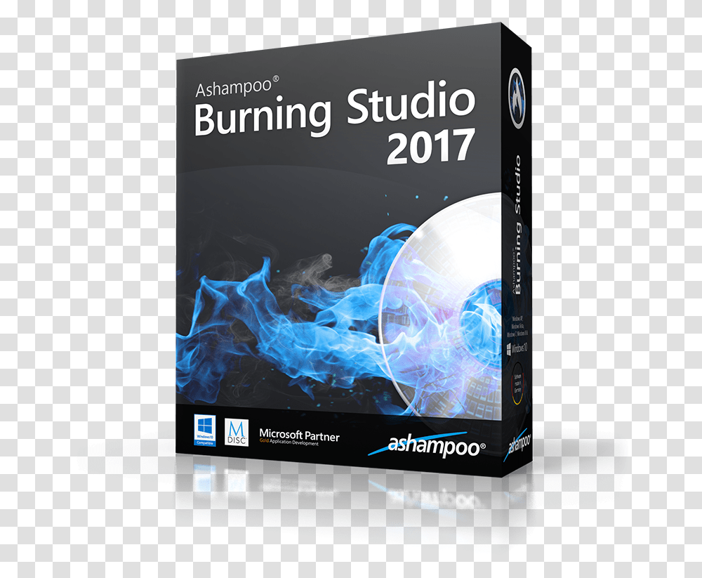Ashampoo Burning Studio 2017 Cover, Dvd, Disk Transparent Png