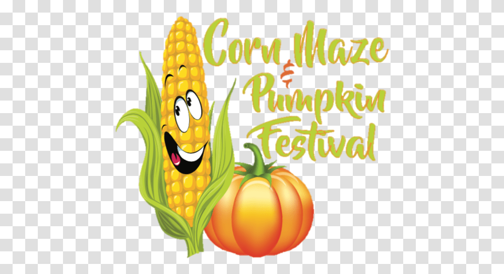 Ashe County Corn Maze Amp Pumpkin Festival Cartoon, Plant, Vegetable, Food Transparent Png