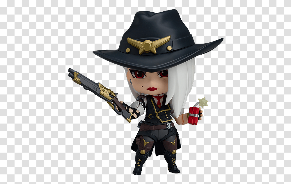 Ashe Overwatch Nendoroid, Person, Hat, Sun Hat Transparent Png