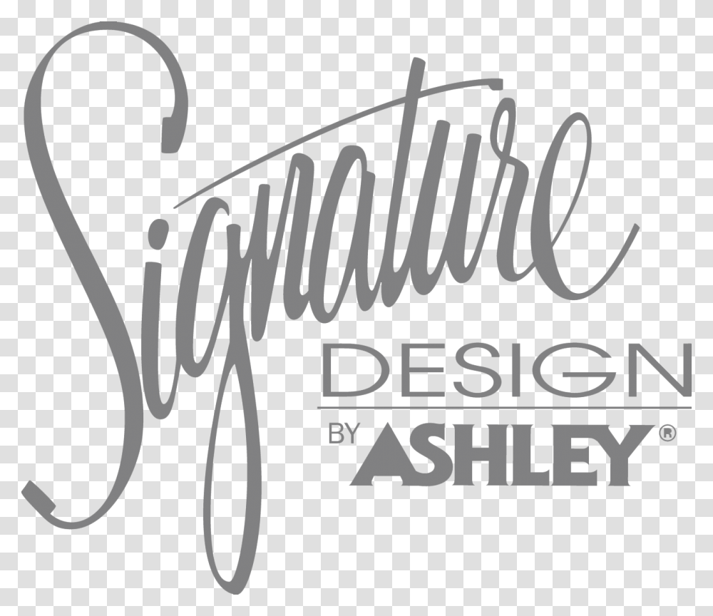 Ashley Furniture Logo Signature Design By Ashley, Gray, Word, White Board Transparent Png