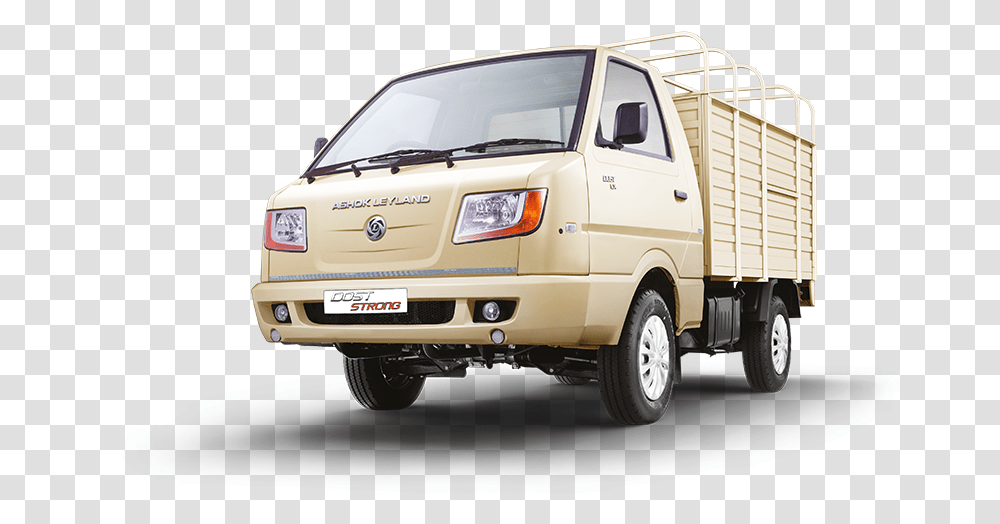 Ashok Leyland Dost, Truck, Vehicle, Transportation, Bumper Transparent Png