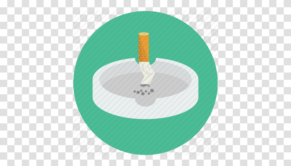 Ashtray Cigarette Out Put Smoking Icon, Cream, Dessert, Food, Creme Transparent Png
