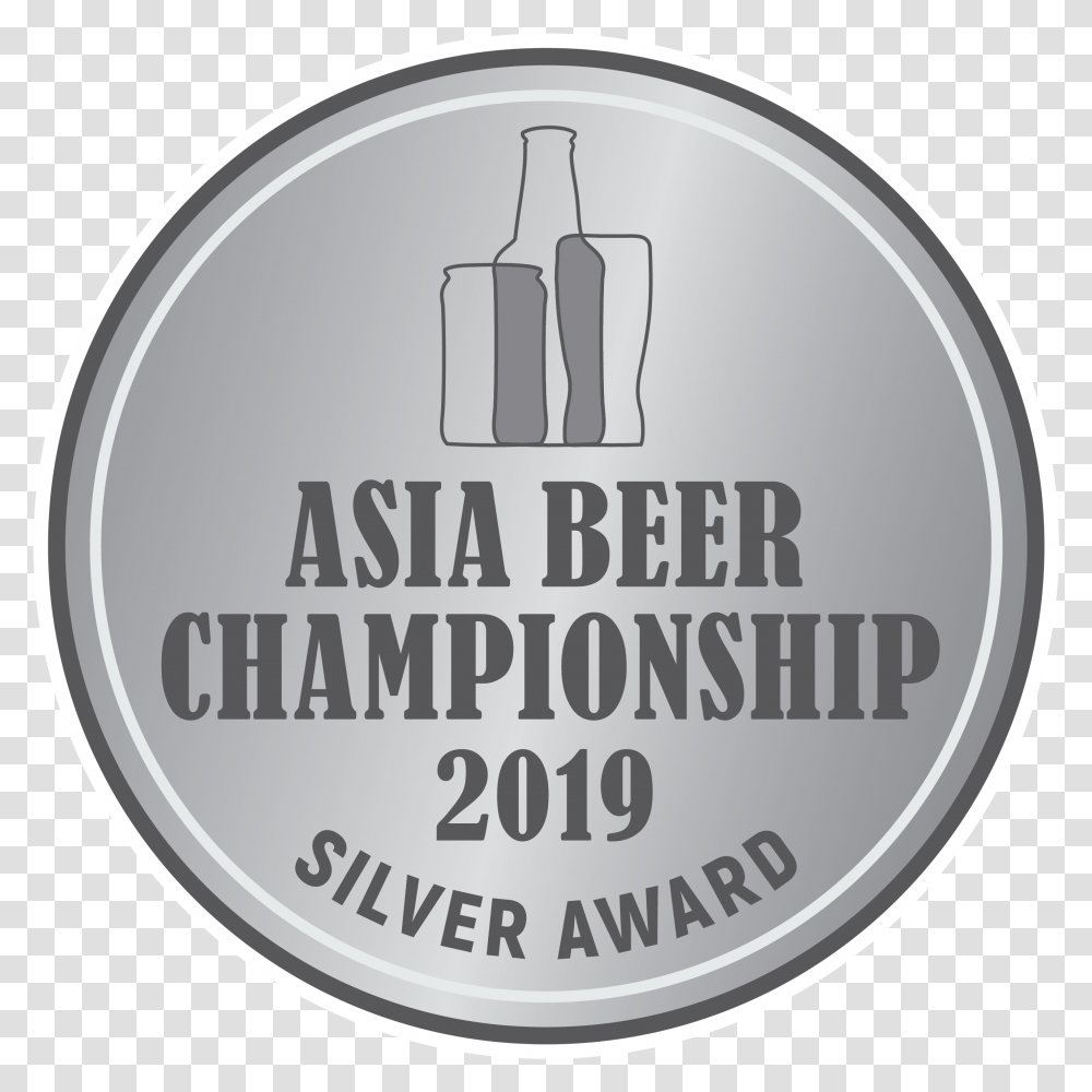 Asia Beer Championship Badge, Coin, Money, Steamer Transparent Png