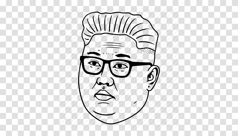 Asia Jong Kim Kim Jong Un Leader North Korea Un Icon, Face Transparent Png