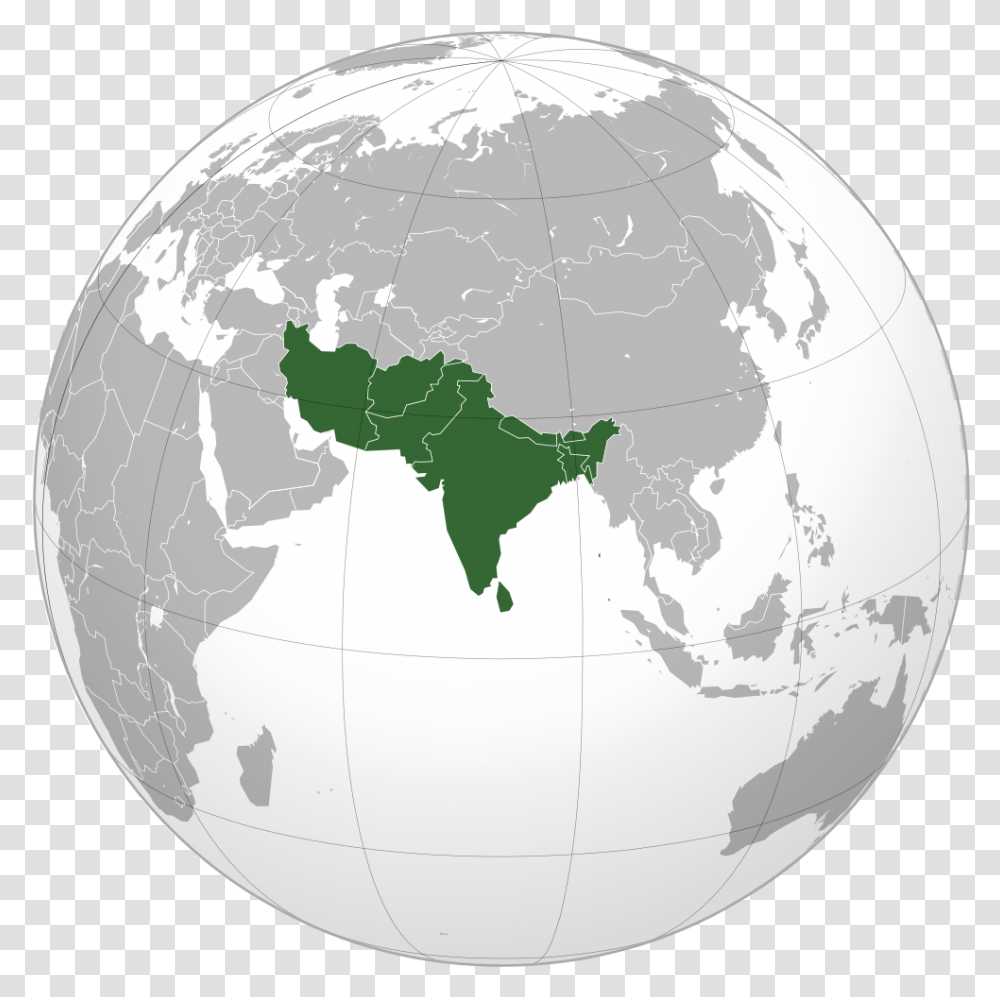 Asia Map Pakistan Map On Globe, Outer Space, Astronomy, Universe, Planet Transparent Png