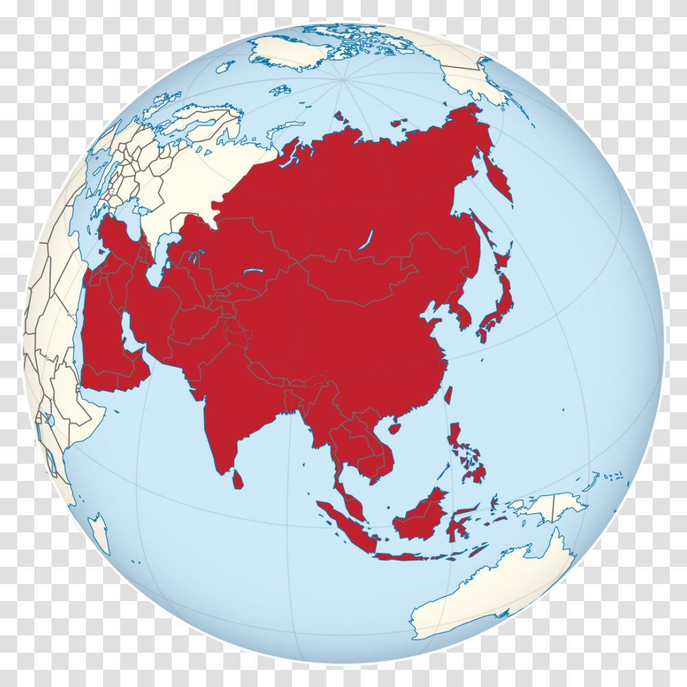Asia On World, Outer Space, Astronomy, Universe, Planet Transparent Png