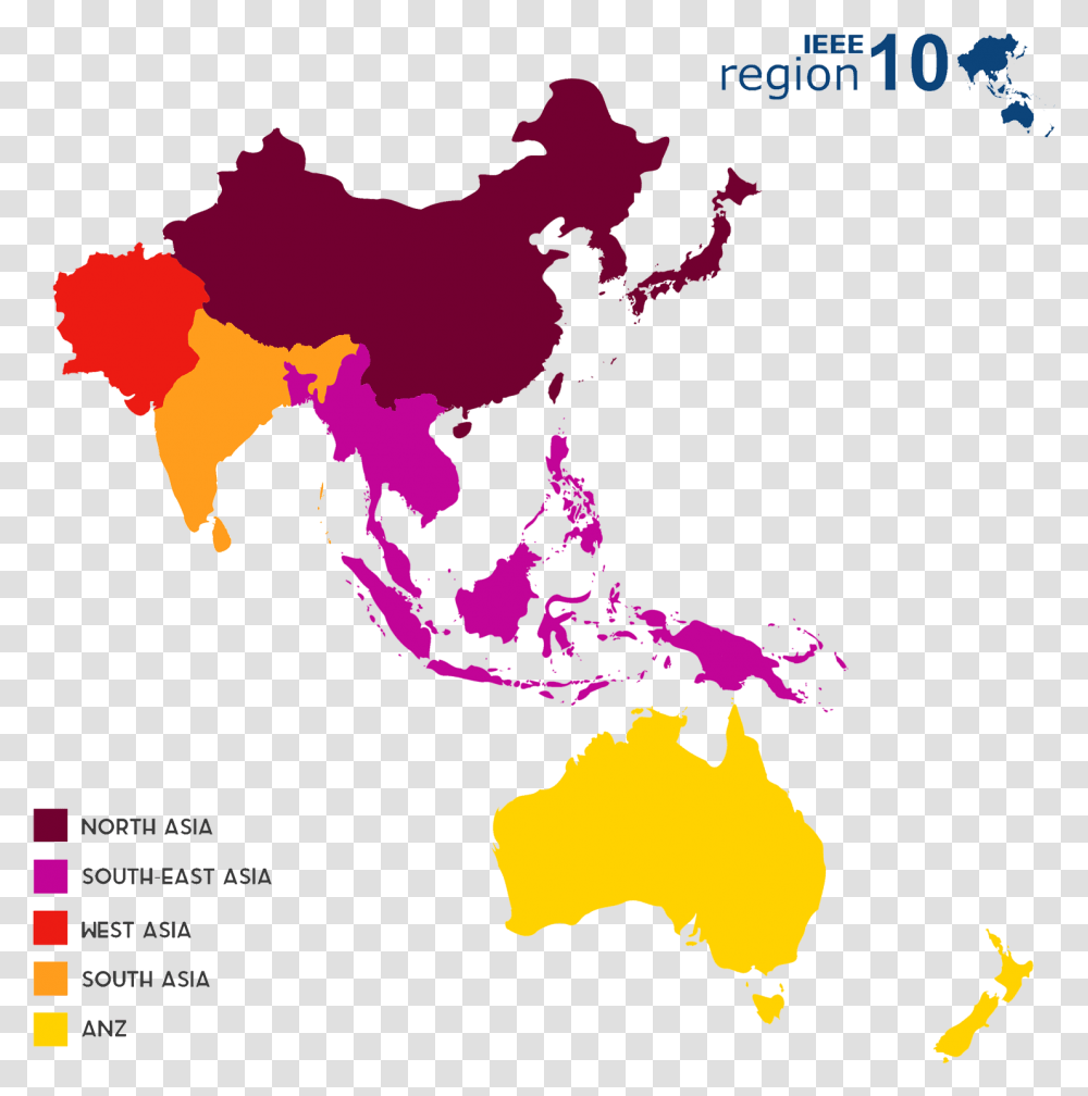 Asia Pacific Map Vector, Plot, Poster Transparent Png