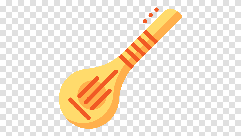 Asia Sitar Musical Instrument String Thai Music Instrument Icon, Lute, Cutlery, Leisure Activities, Maraca Transparent Png