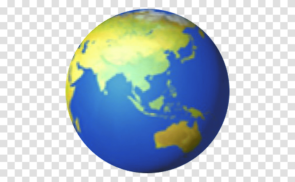 Asian Australian Australien World Emoji Earth Asia Earth Emoji, Outer Space, Astronomy, Universe, Planet Transparent Png
