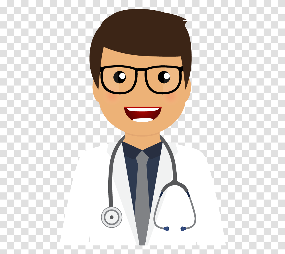 Asian Cartoon Kid With Glasses, Person, Human, Doctor Transparent Png