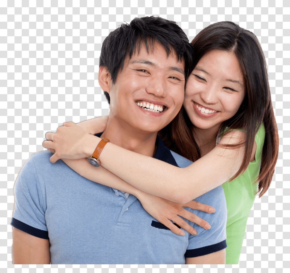 Asian Couple Happy Asian Couple, Person, Face, Female Transparent Png