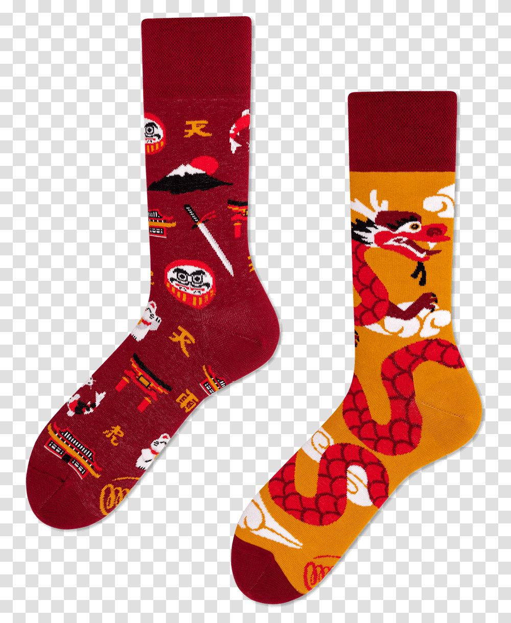 Asian Dragon Skarpetki Pizza, Clothing, Apparel, Stocking, Sock Transparent Png