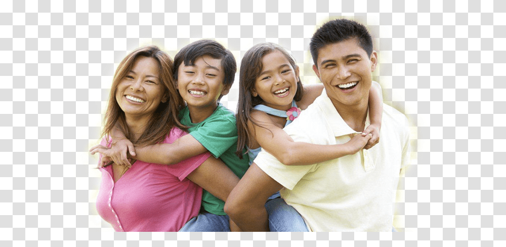 Asian Family With 2 Parents Each Holding A Child On Canadian Family, Person, Human, People, Face Transparent Png