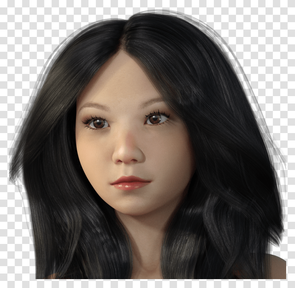 Asian Female Face Morph Transparent Png