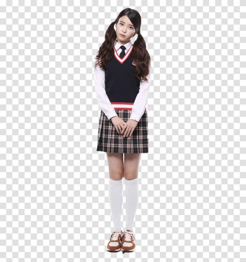 Asian Girl By Elcesar18 Kim Taehyung With His Dog, Apparel, Skirt, Person Transparent Png