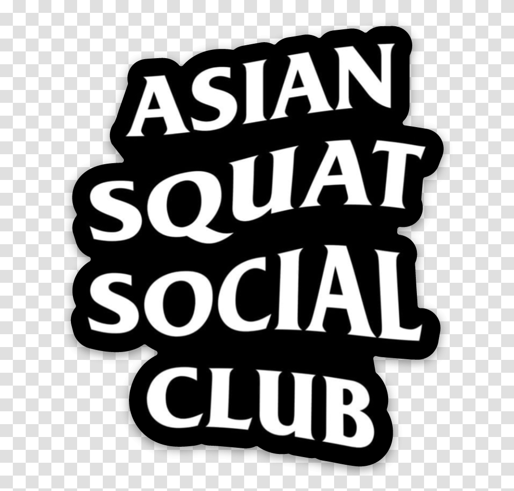 Asian Squat Social Club, Alphabet, Letter, Face Transparent Png
