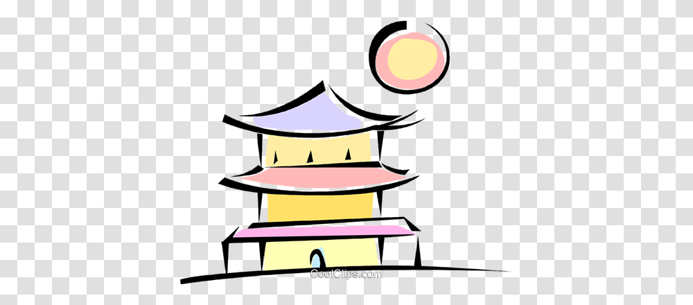 Asian Temple Royalty Free Vector Clip Art Illustration, Bench, Label Transparent Png
